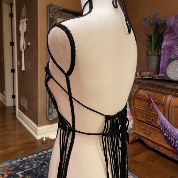 Handmade Macramé Festival Dress - Picture 8 of 8